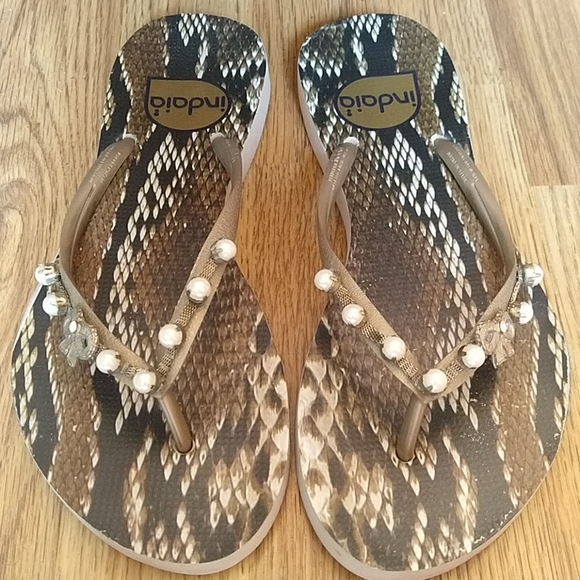 Indaia Shoes - Indaia Luxury Brazil Flip Flops
